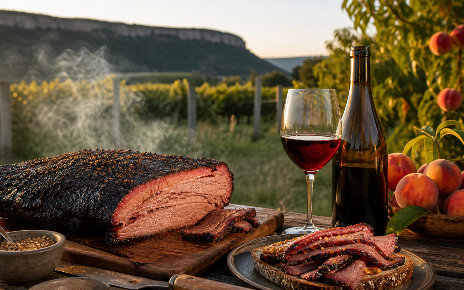 Peach Wood and Baco Noir: Smoked Meat With a Niagara Accent